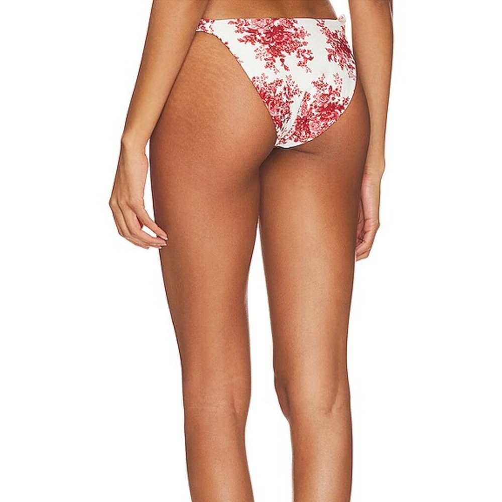 LPA Zella Bottoms in red & crème - Picture 2 of 4